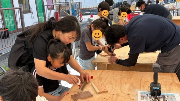 【岐阜市河渡】親子で木工教室を開催しました